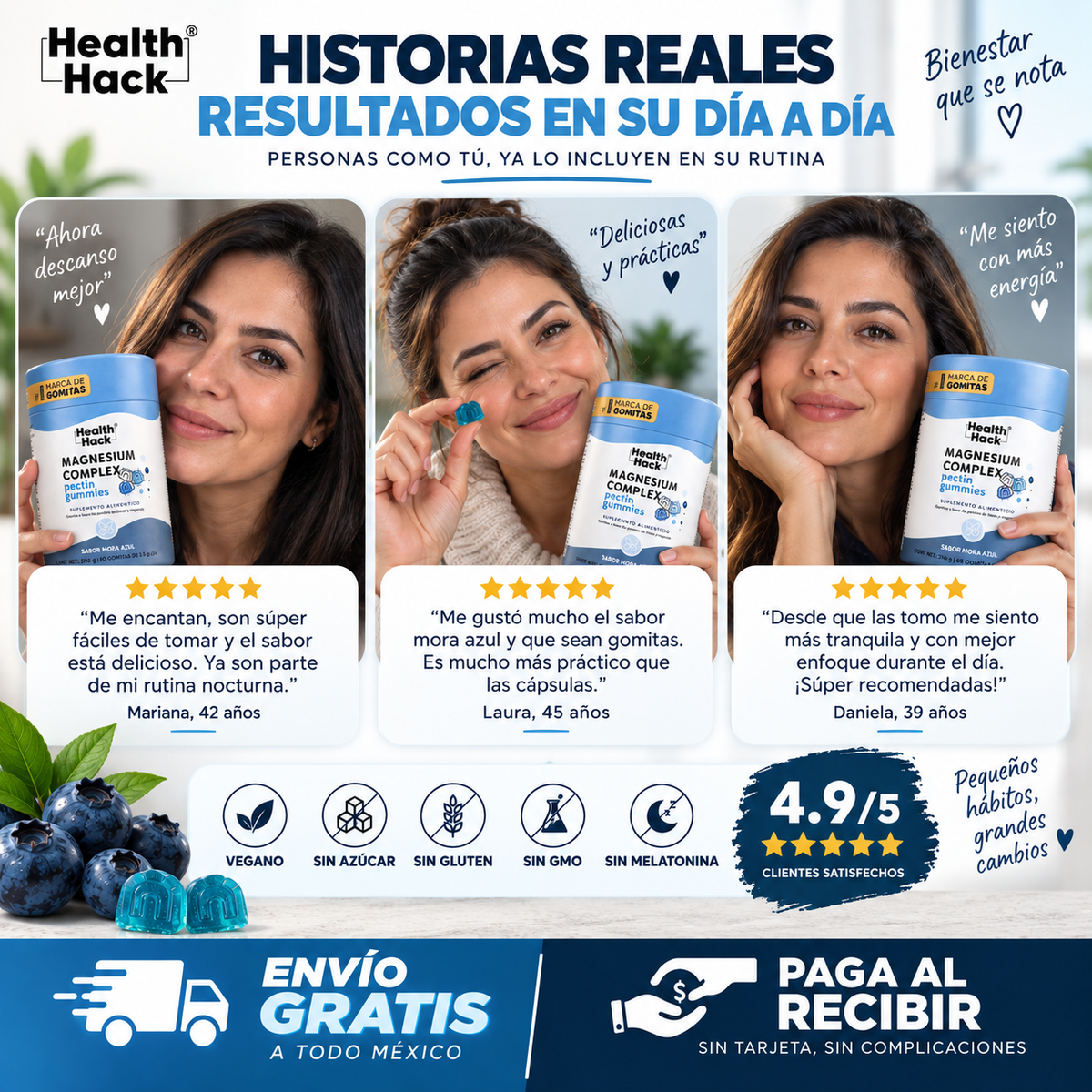 GomiComplex® Sabor Mora | 60 Gomitas
