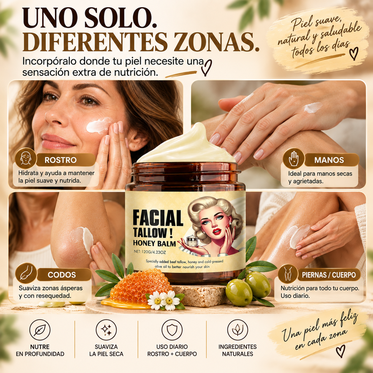 Tollew facial Balsamo de Miel 120g