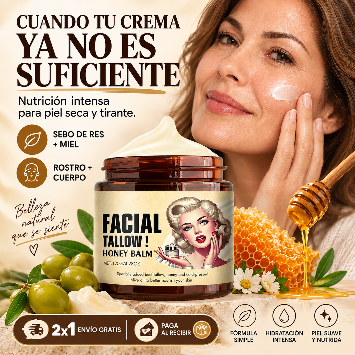 Tollew facial Balsamo de Miel 120g
