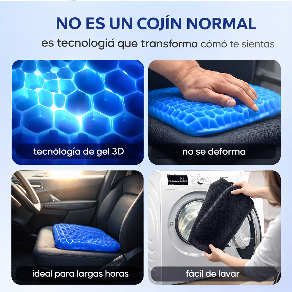 ZeroDolor™- Cojín Ergonómico Lumbar y Dolor Lumbar