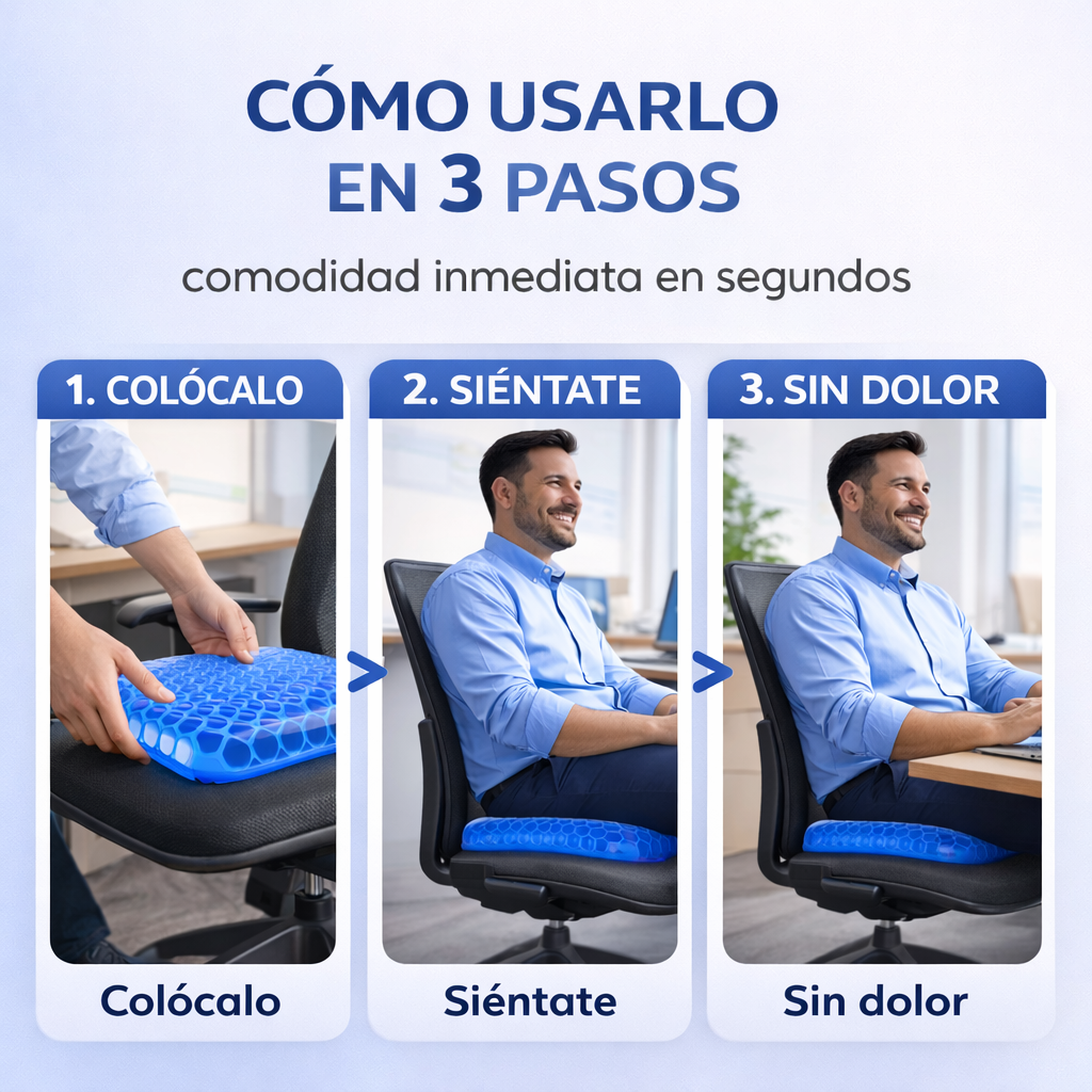 ZeroDolor™- Cojín Ergonómico Lumbar y Dolor Lumbar