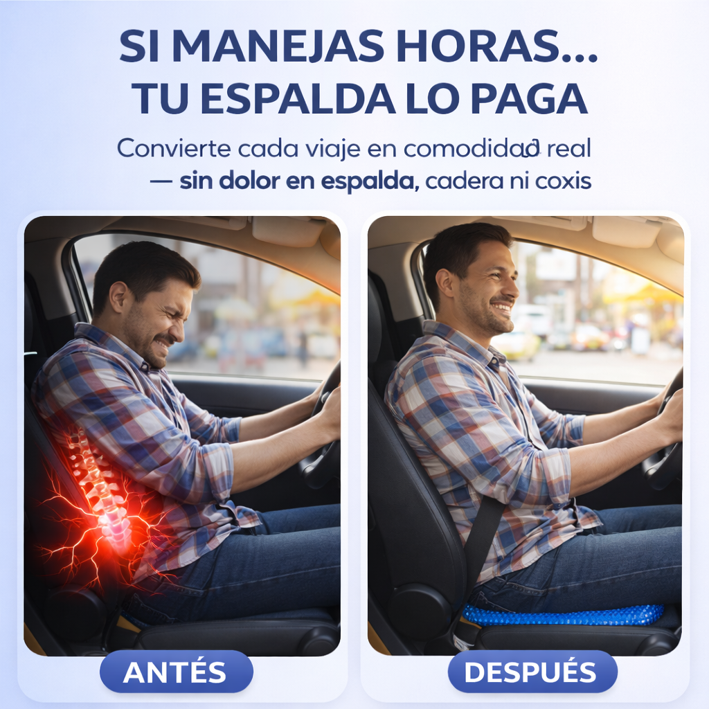 ZeroDolor™- Cojín Ergonómico Lumbar y Dolor Lumbar