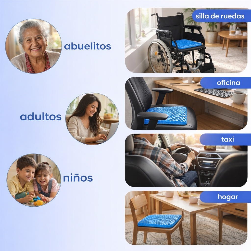 ZeroDolor™- Cojín Ergonómico Lumbar y Dolor Lumbar