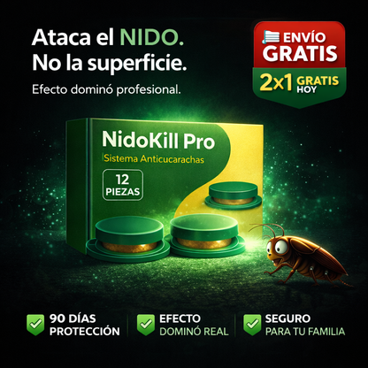 NidoKill Pro–Anticucarachas 12 Trampas