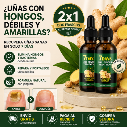 GingerNails™ - Sérum Antifúngico 14 Dias