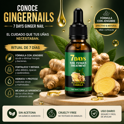 GingerNails™ - Sérum Antifúngico 14 Dias