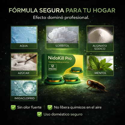 NidoKill Pro–Anticucarachas 12 Trampas